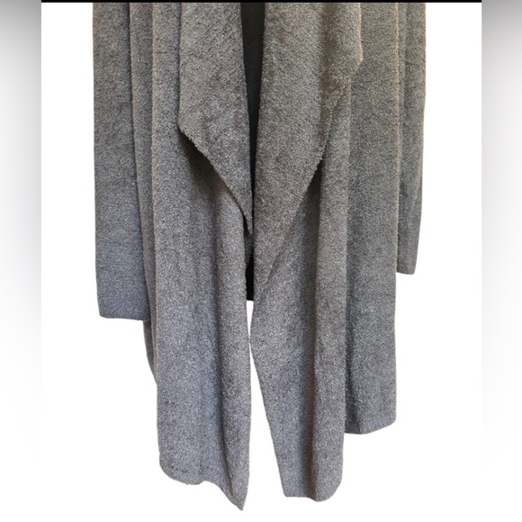 Barefoot Dreams Bamboo Chic Lite Open Front Cardigan Gray Size 1X NWT - Picture 3 of 8